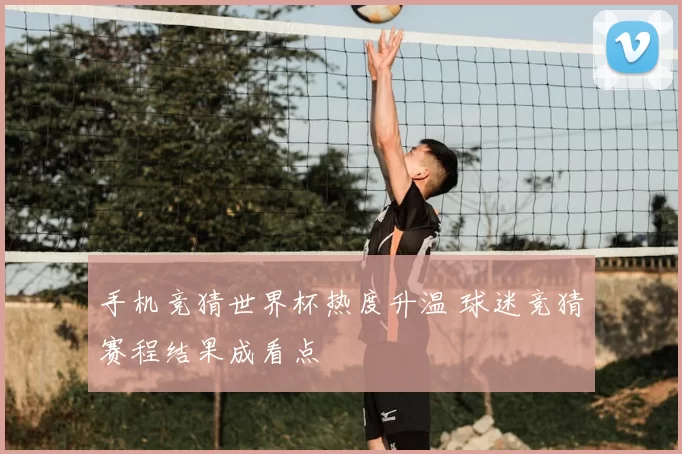 手机竞猜世界杯热度升温 球迷竞猜赛程结果成看点