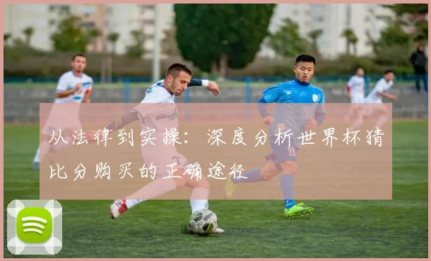 从法律到实操:深度分析世界杯猜比分购买的正确途径