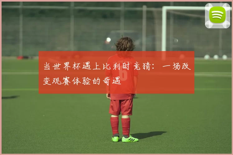 当世界杯遇上比利时竞猜:一场改变观赛体验的奇遇
